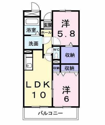 ソレアード・ヴィラの間取り