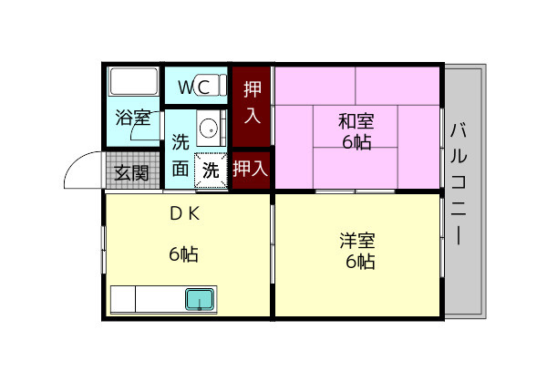 エスポワール俵口の間取り