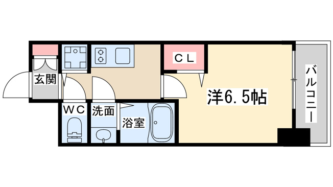 【間取り】 | プレサンス天神橋ラ・デュアル