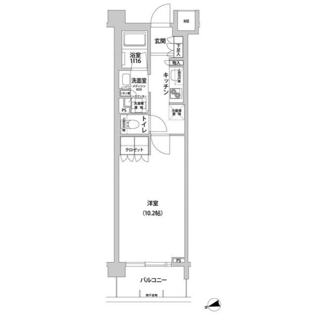 コンフォリア目黒青葉台の間取り