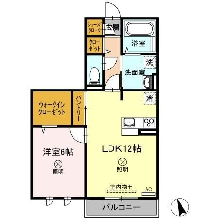 プリシア三門の間取り