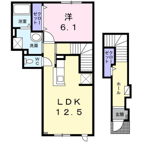 シャンティの間取り