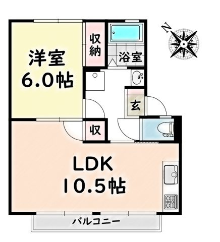 【間取り】 | アーバン笠寺【名古屋市賃貸・ネット無料】