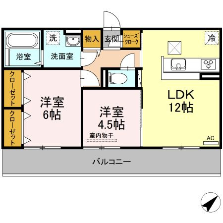 ソフィヤ　コンフォールの間取り