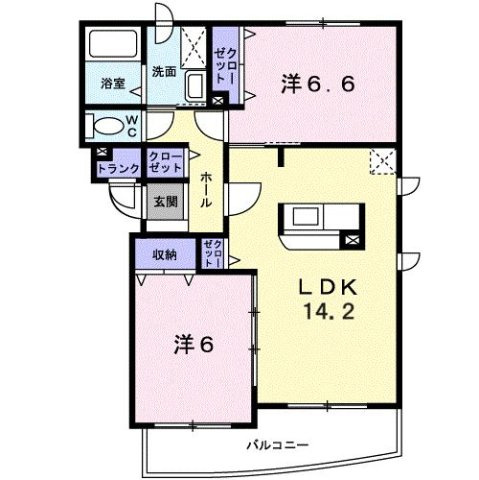 エビス・ステージＡの間取り