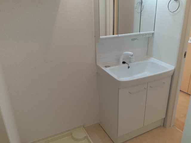 クレスト草部の洗面所