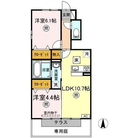 リバーパレスＣ棟の間取り