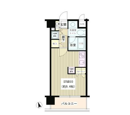 アビテ市ヶ谷五番町の間取り