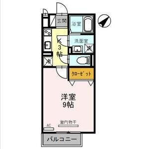 【間取り】 | ウィン オカダヤ | お部屋の間取りです