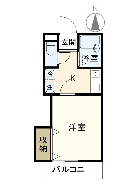 東ノ峯ヒルズA棟の間取り
