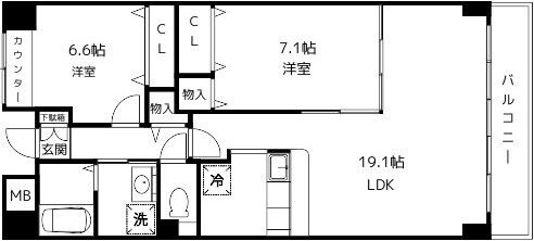 サンスカイ の間取り