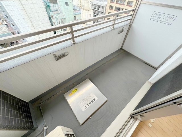メロディア新北野のバルコニー