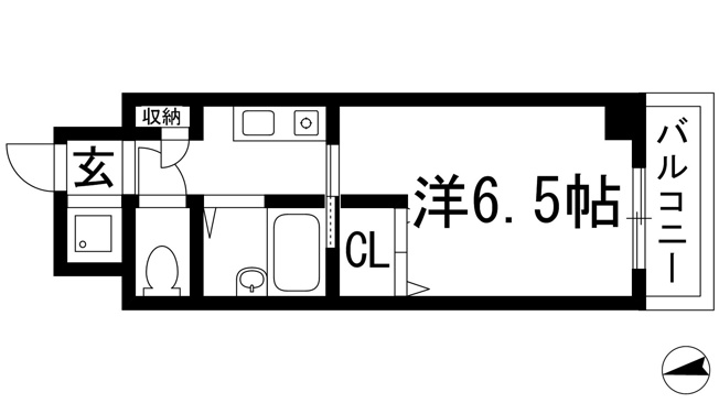 【間取り】 | ブランベール甲東園