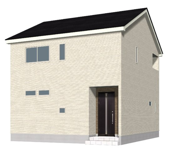 松本市並柳第１の外観パース|２号棟