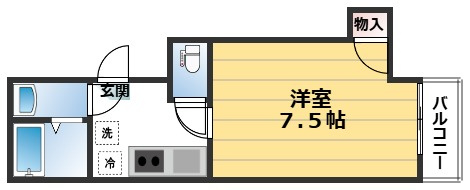 グレース北野の間取り