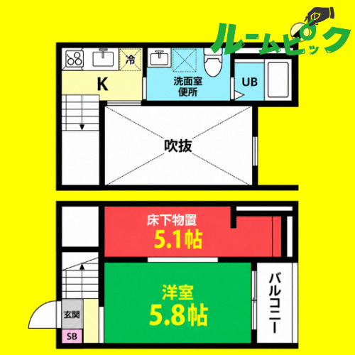 CRASTINE道徳(クラスティーネドウトク)　名古屋市賃貸　仲介手数料無料の間取り
