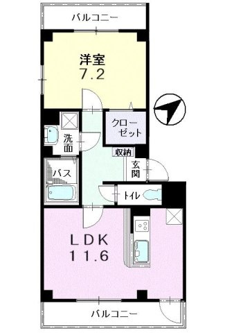 メゾン　ＭＯＭＯの間取り