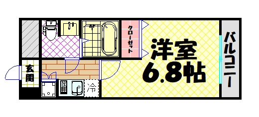 【間取り】 | KDXレジデンス難波南