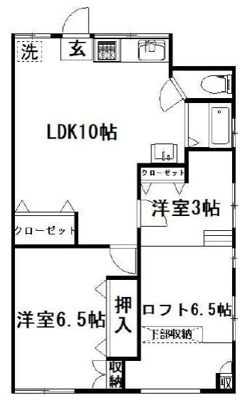 コーポT&MPart2の間取り