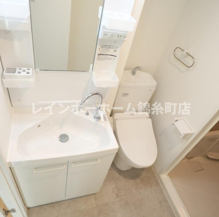 ドムス北千住の洗面所