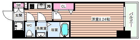 【間取り】 | Luxe新大阪SOUTH