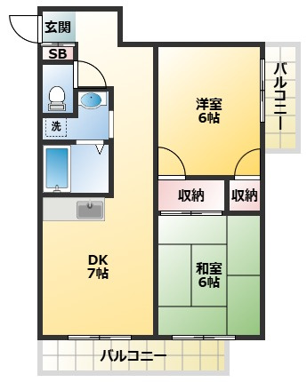 パークヒル綾瀬の間取り