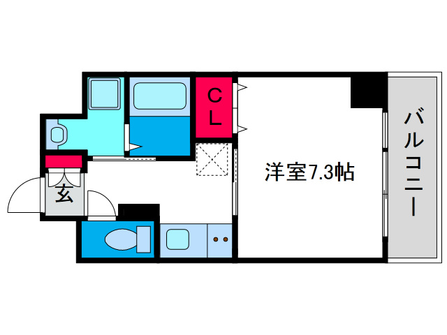 サンプラザ浪速の間取り