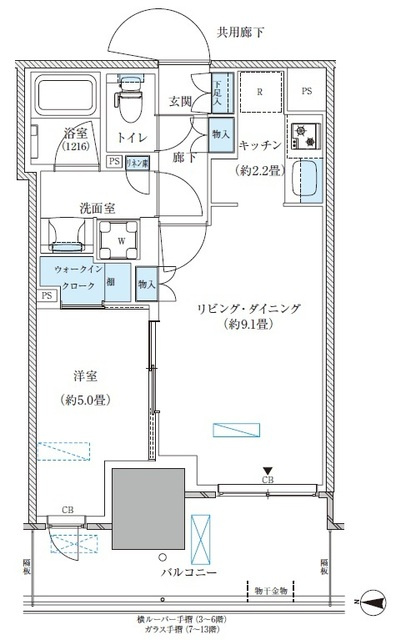 パークアクシス西大島コンフォートスクエアの間取り