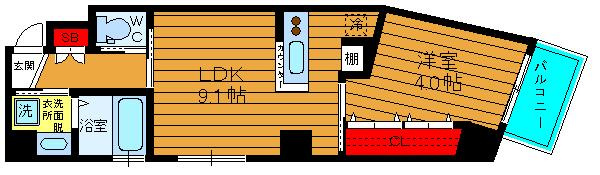 リエット元町の間取り