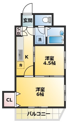 王子東ウィングの間取り
