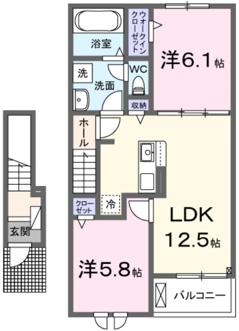 エミールの間取り