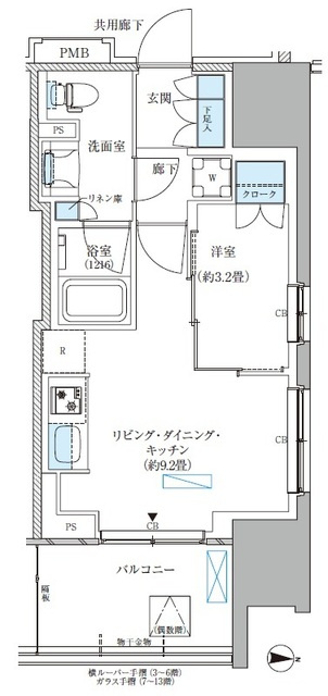 パークアクシス西大島コンフォートスクエアの間取り