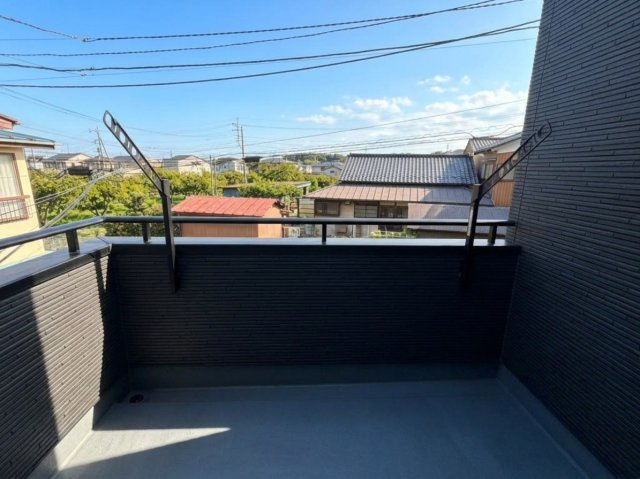 所沢市久米中古戸建のバルコニー