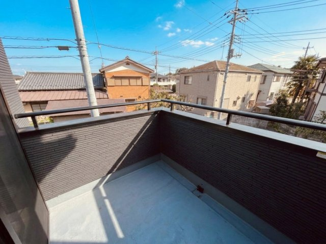 所沢市久米中古戸建のバルコニー