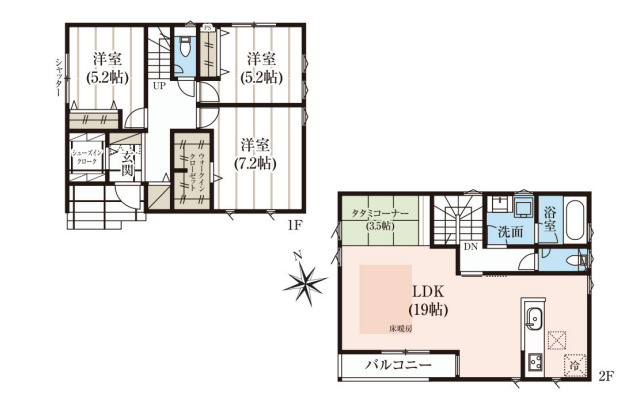 大宮今羽町　3期　新築一戸建て　グリーンガーデン　G