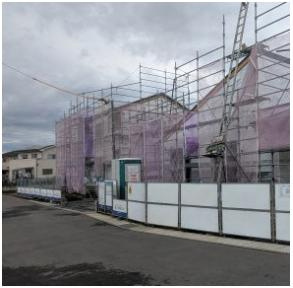 リーブルガーデン安中市古屋第5　の前面道路含む現地写真