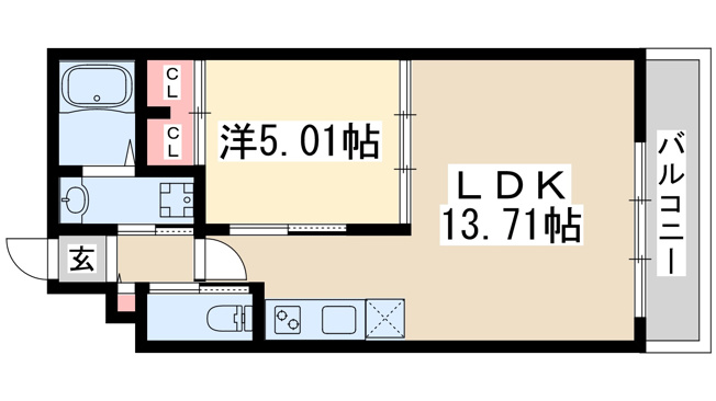 【間取り】 | プレジオ三国アジアン