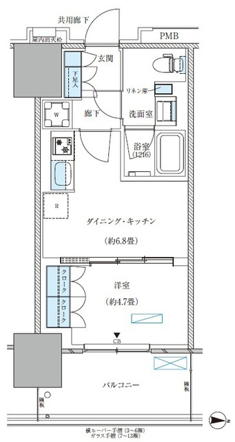 パークアクシス西大島コンフォートスクエアの間取り