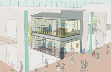 【外観パース】 | 元町通3丁目新築店舗