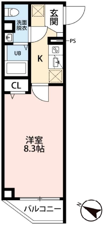 ヒルズ東町の間取り