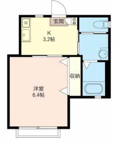 フラットヒルズの間取り