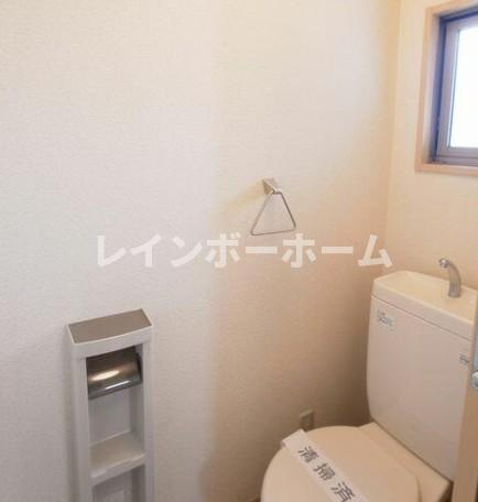 フラットヒルズのトイレ