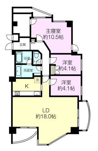 ノヴェル芦屋川の間取り