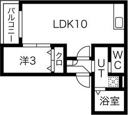 Warren juichiyaⅢの間取り