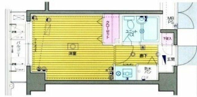 ガラ・シティ白金台の間取り|間取りです。