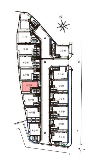 大宮今羽町　3期　新築一戸建て　グリーンガーデン　Mの外観|M号棟