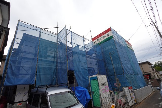 川越市霞ヶ関北5丁目　4LDK+カースペース２台付き　新築戸建の外観