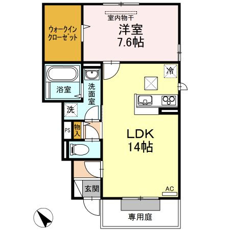 ソレイユ　弐番館の間取り