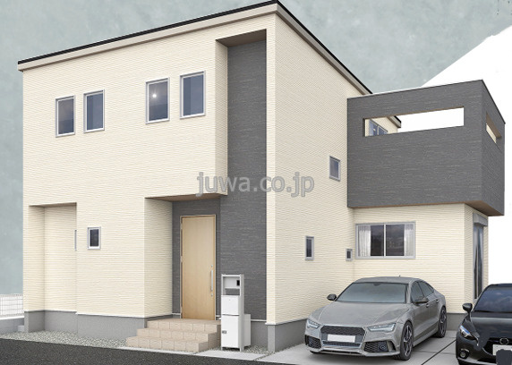 【新築分譲住宅】川越市新宿町6丁目の外観パース