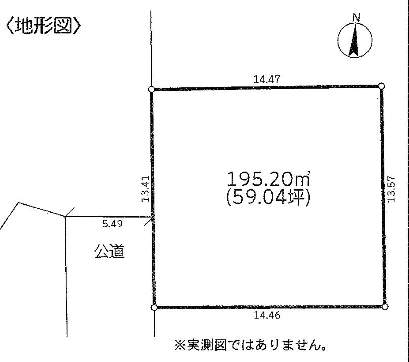泉区弥生台 土地 5480万円の土地図